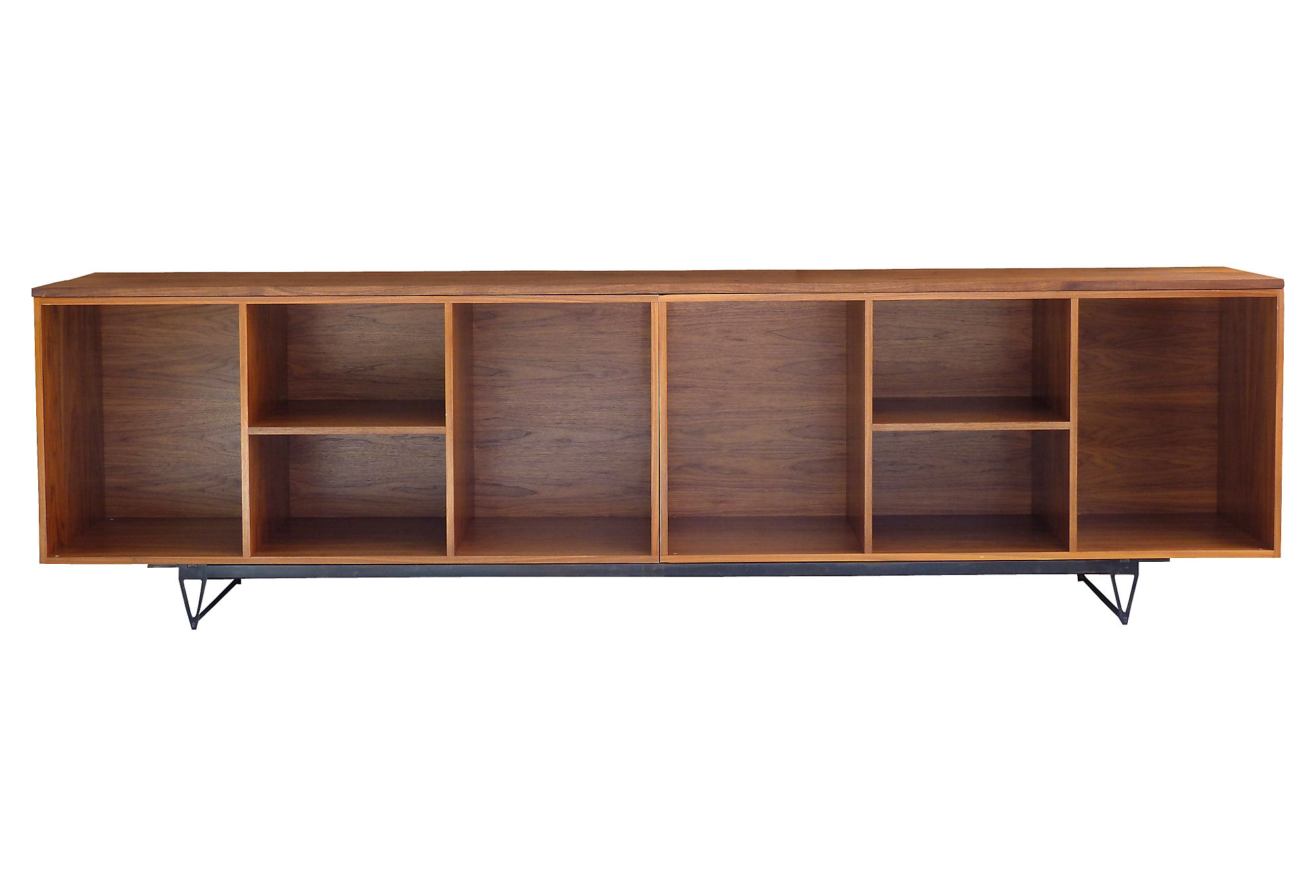 Large Custommade Modern Teak Bookcase Or Credenza Modernism